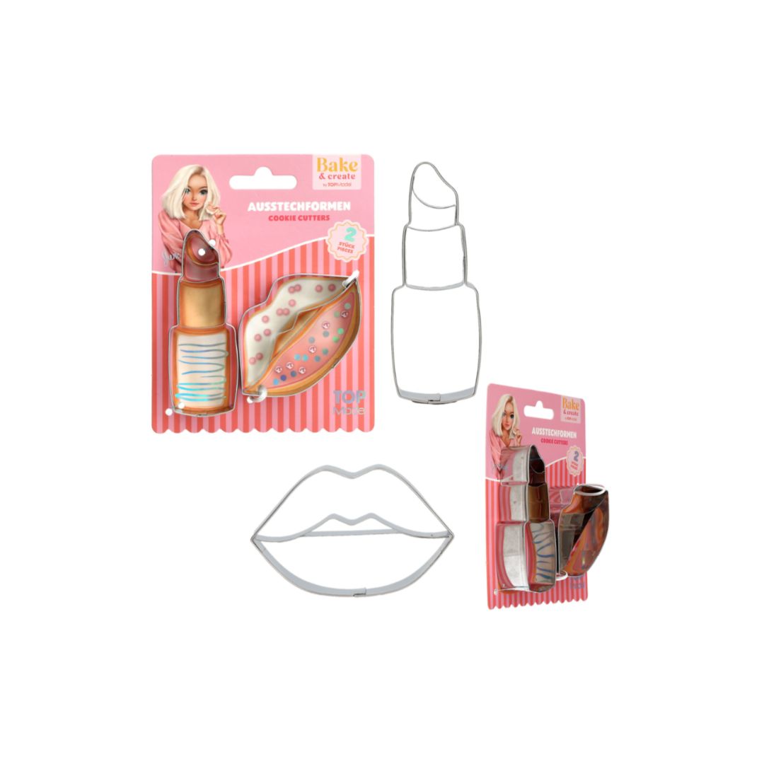 TOPModel Lipstick and Lip Cookie Cutters
