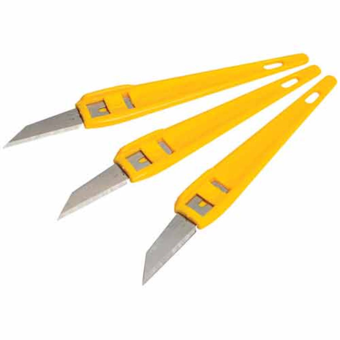 STANLEY THROWAWAY KNIVES SET OF 3 | 0-10-601