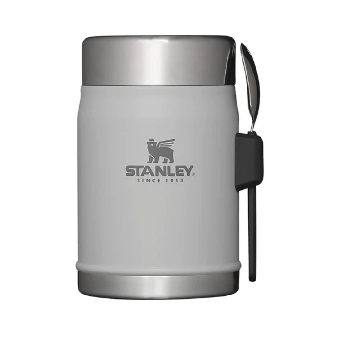BUR LEGENDARY FOOD JAR + SPORK 0.4L ASH