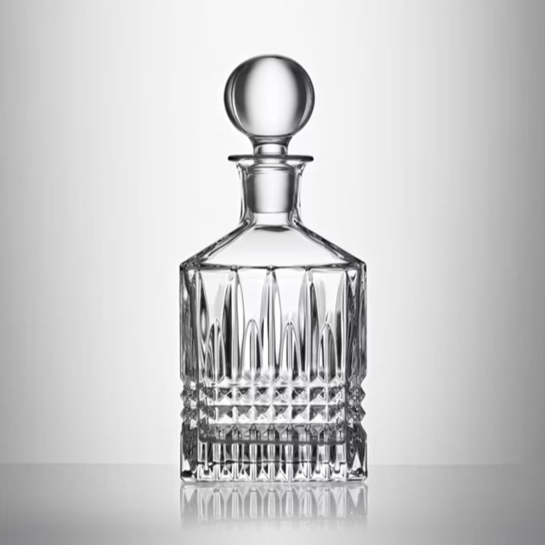 WATERFORD LISMORE DIAMOND SQUARE DECANTER