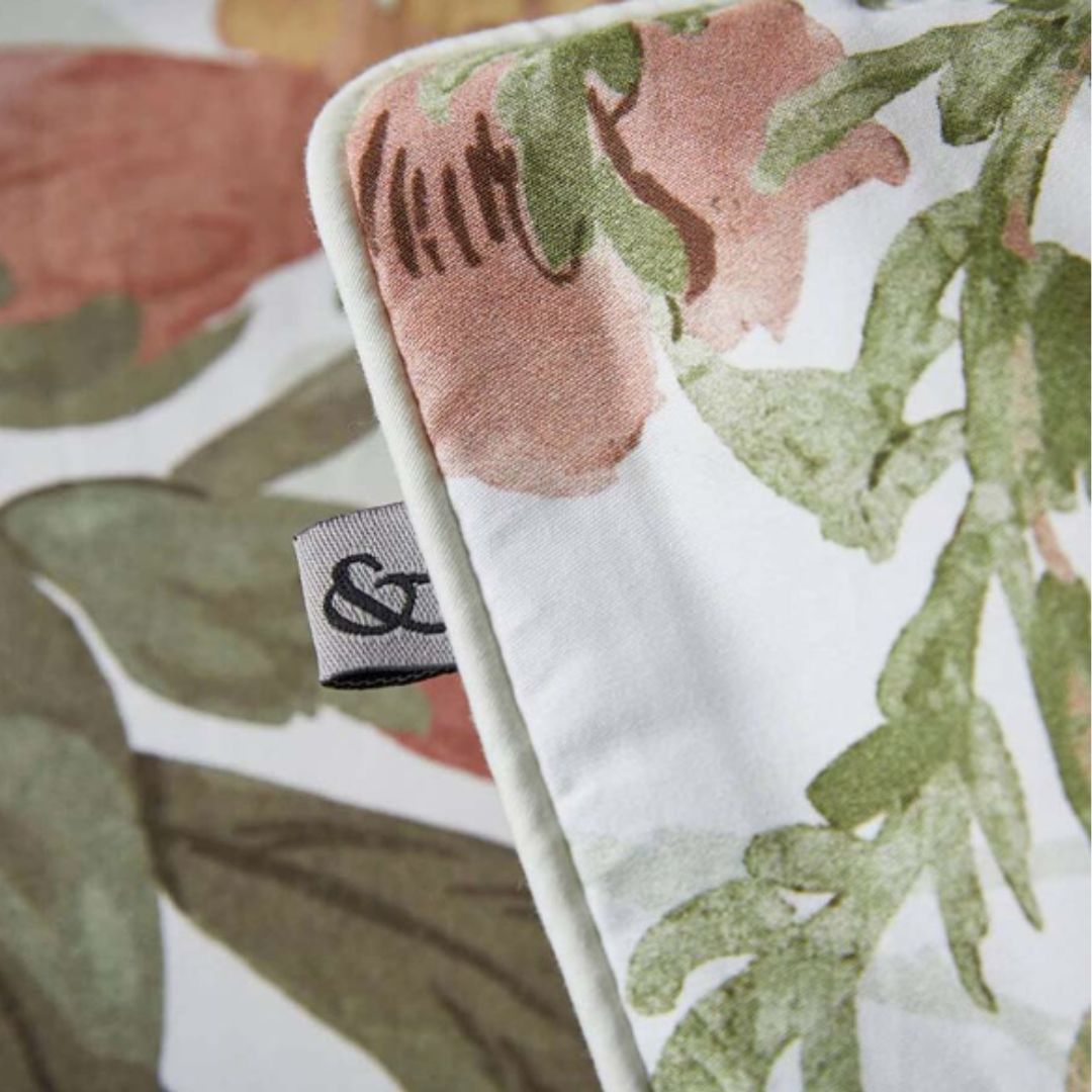 GRAHAM & BROWN VENETIAN SAGE DOUBLE DUVET COVER SET