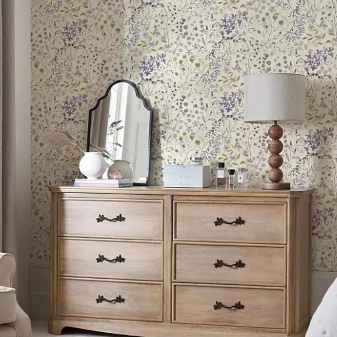 GRAHAM & BROWN WATERCOLOUR FLORAL WALLPAPER