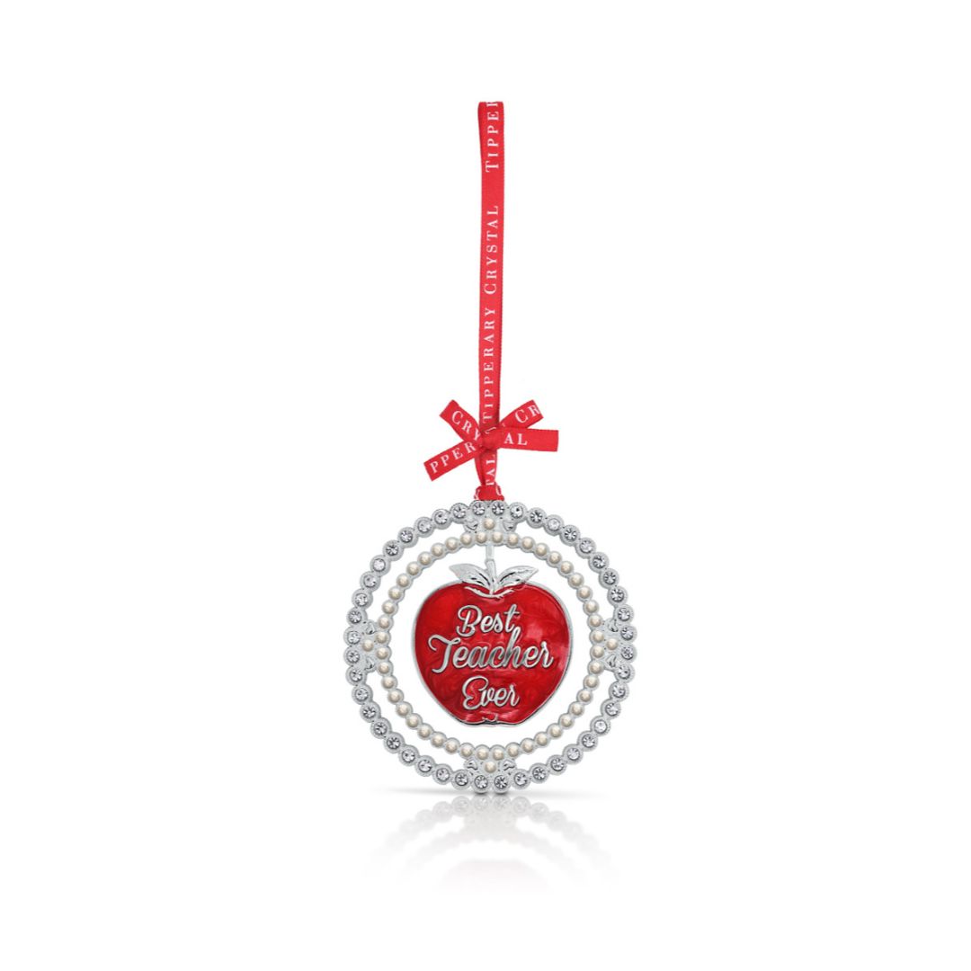 TIPPERARY CRYSTAL TEACHERS CHRISTMAS DECORATION