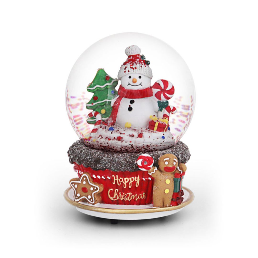 TIPPERARY CYRSTAL SNOWMAN SNOWGLOBE