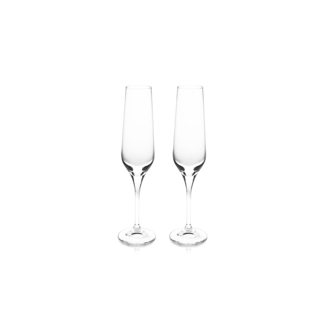 TIPPERARY CYRSTAL ETERNITY CRYSTAL CHAMPAGNE GLASSES