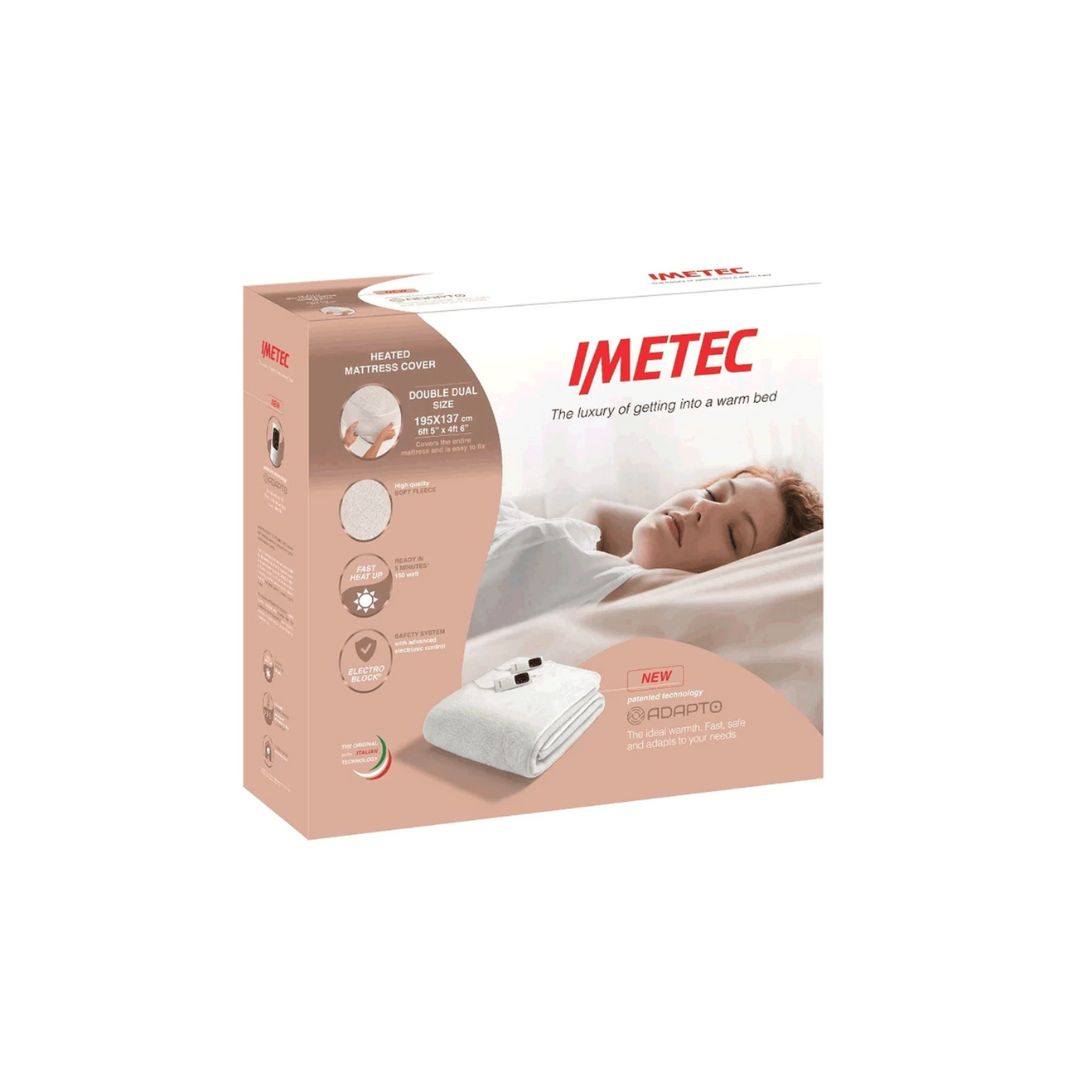 Imetec Fleece Adapto Double Dual Mattress Cover | 16733