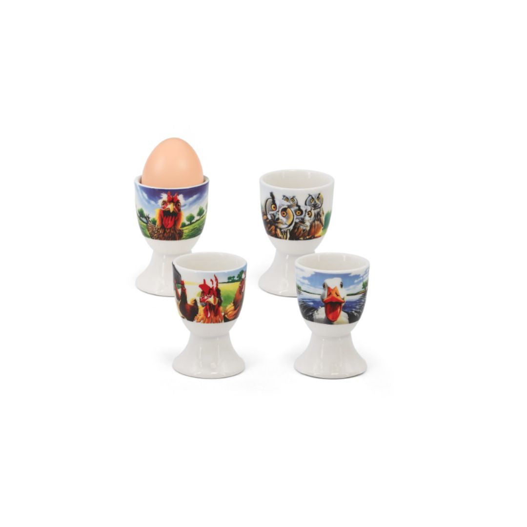 Tipperary Eoin O Connor Beyond the Herd Set of 4 Egg Cups