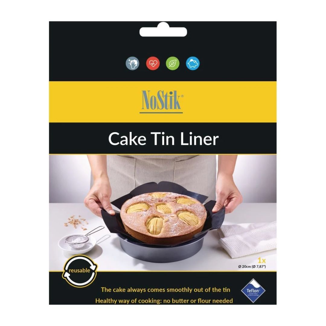 NOSTIK REUSABLE CAKE TIN LINER ROUND