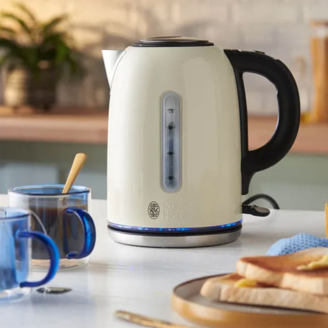 RUSSELL HOBBS KETTLE QUIET BOIL | CREAM