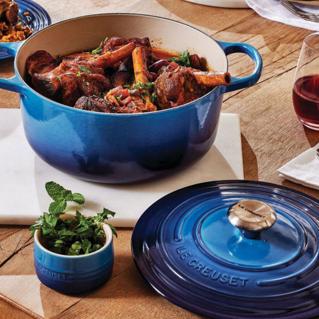 Le Creuset Cast Iron Round Casserole Azure | 18cm