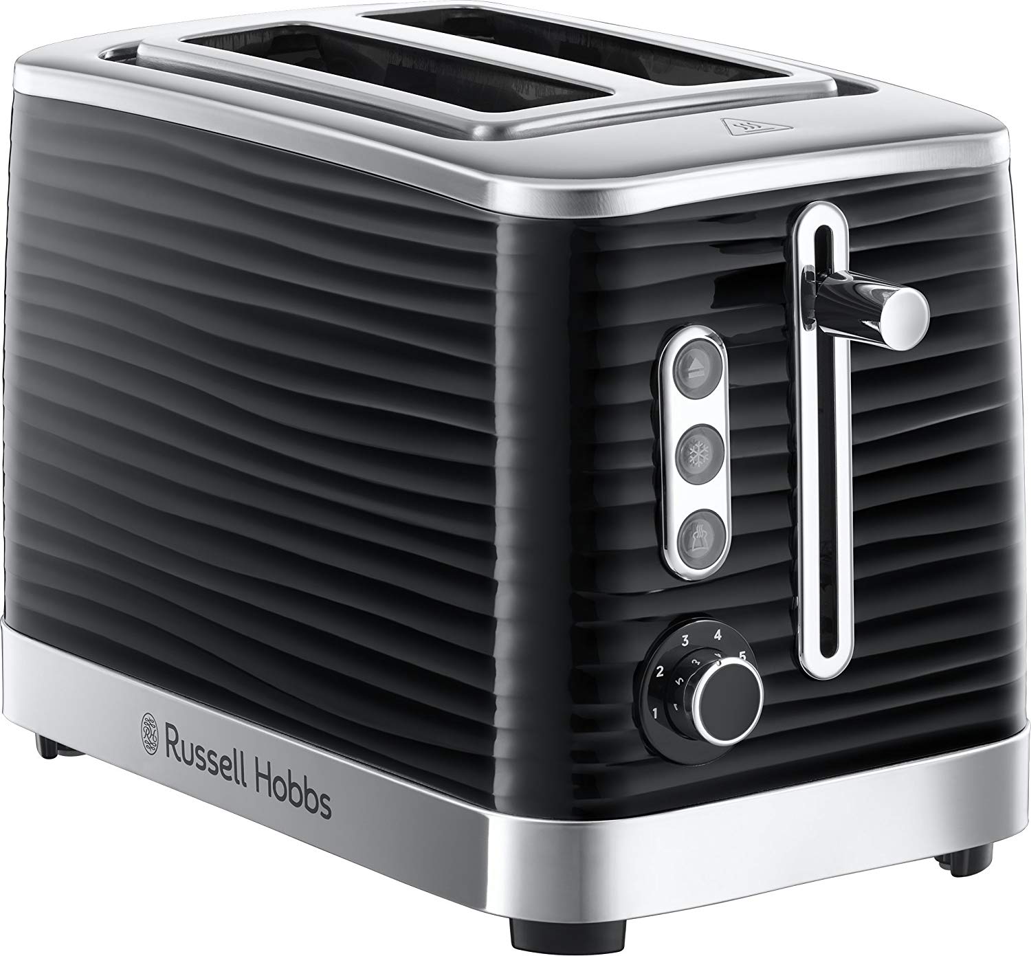 RUSSELL HOBBS INSPIRE BLACK 2 SLICE TOASTER | 24371