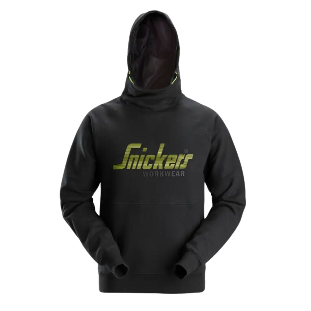 SNICKERS LOGO HOODIE | BLACK