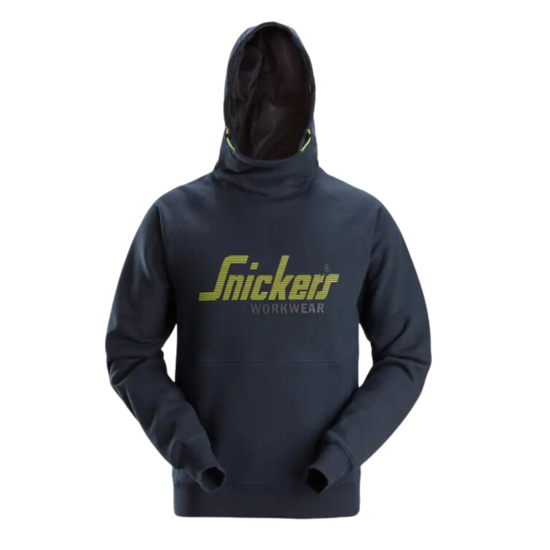 SNICKERS LOGO HOODIE | NAVY