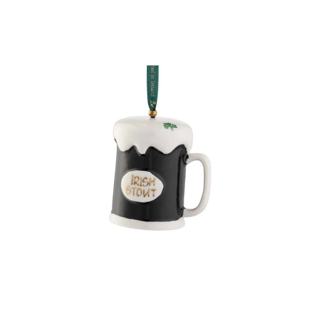 Belleek Classic Stout Tankard Ornament