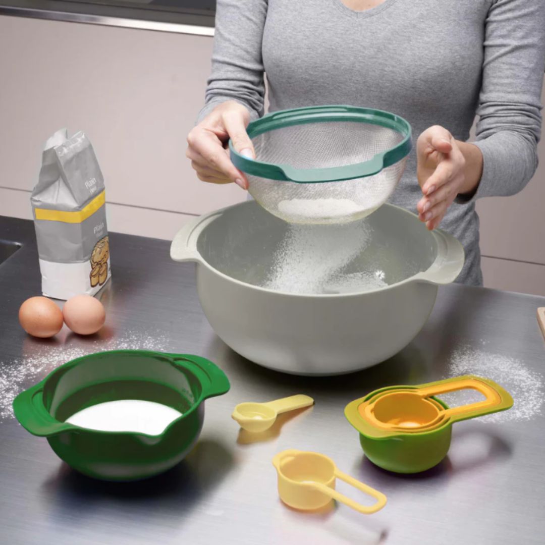 JOSEPH JOSEPH NEST™ 9 PLUS OPAL BOWL SET