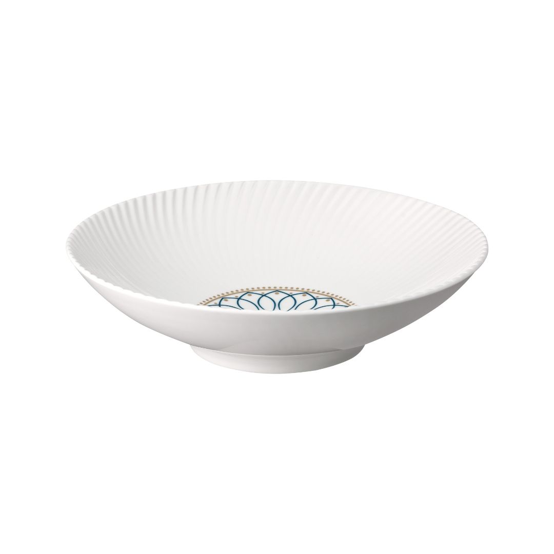 DENBY PORCELAIN MODERN DECO PASTA BOWL