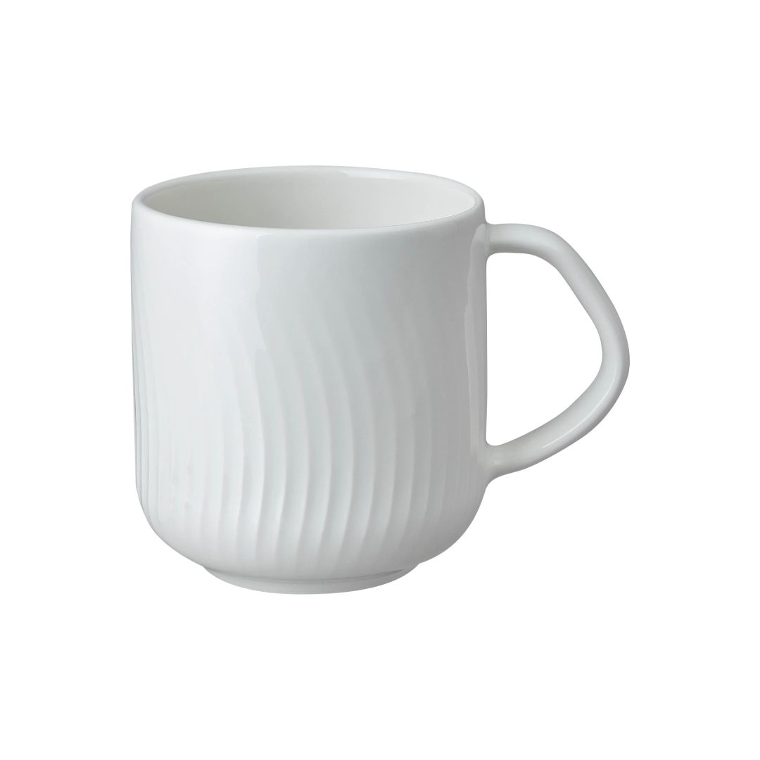 DENBY PORCELAIN ARC WHITE LARGE MUG