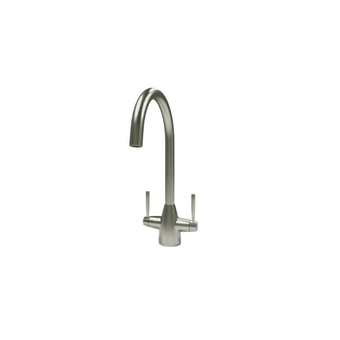 St James Ivy Dual Lever Sink Mixer Brushed Chrome