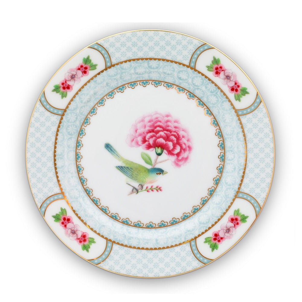 PIP STUDIO BLUSHING BIRDS PLATE WHITE 17CM