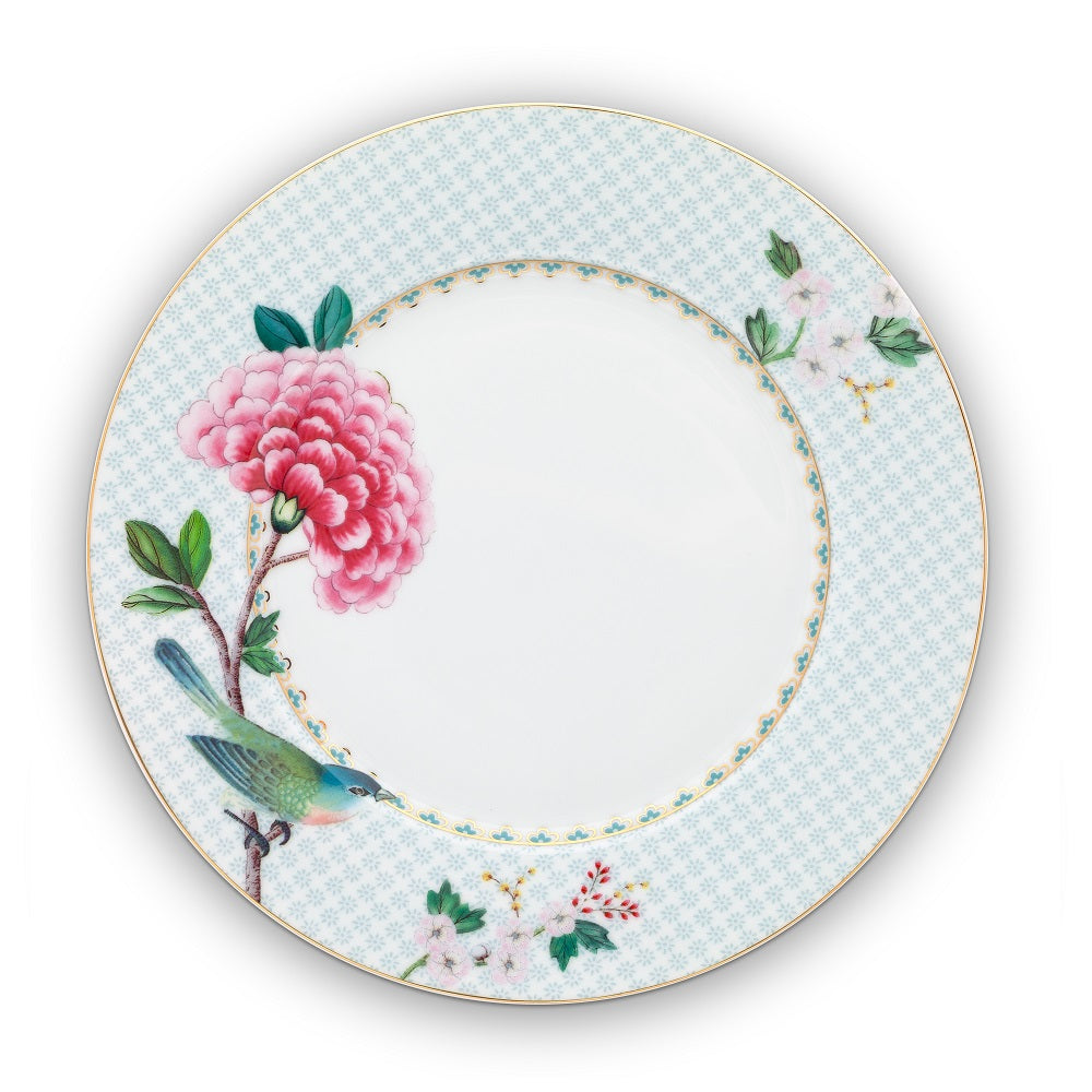 PIP STUDIO BLUSHING BIRDS PLATE WHITE 21CM