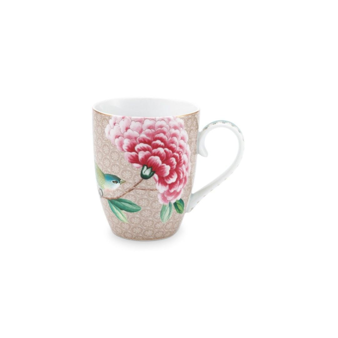 FIFTY PIP BLUSHING BIRDS MUG LARGE | KHAKI