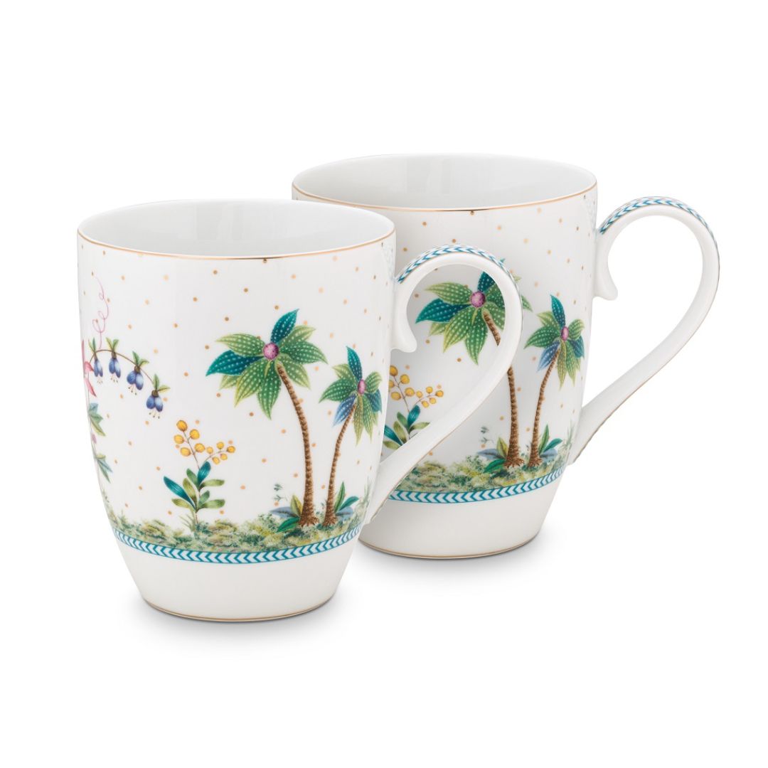 PIP STUDIO JOLIE SET OF 2 LARGE MUGS DOTS 350ML