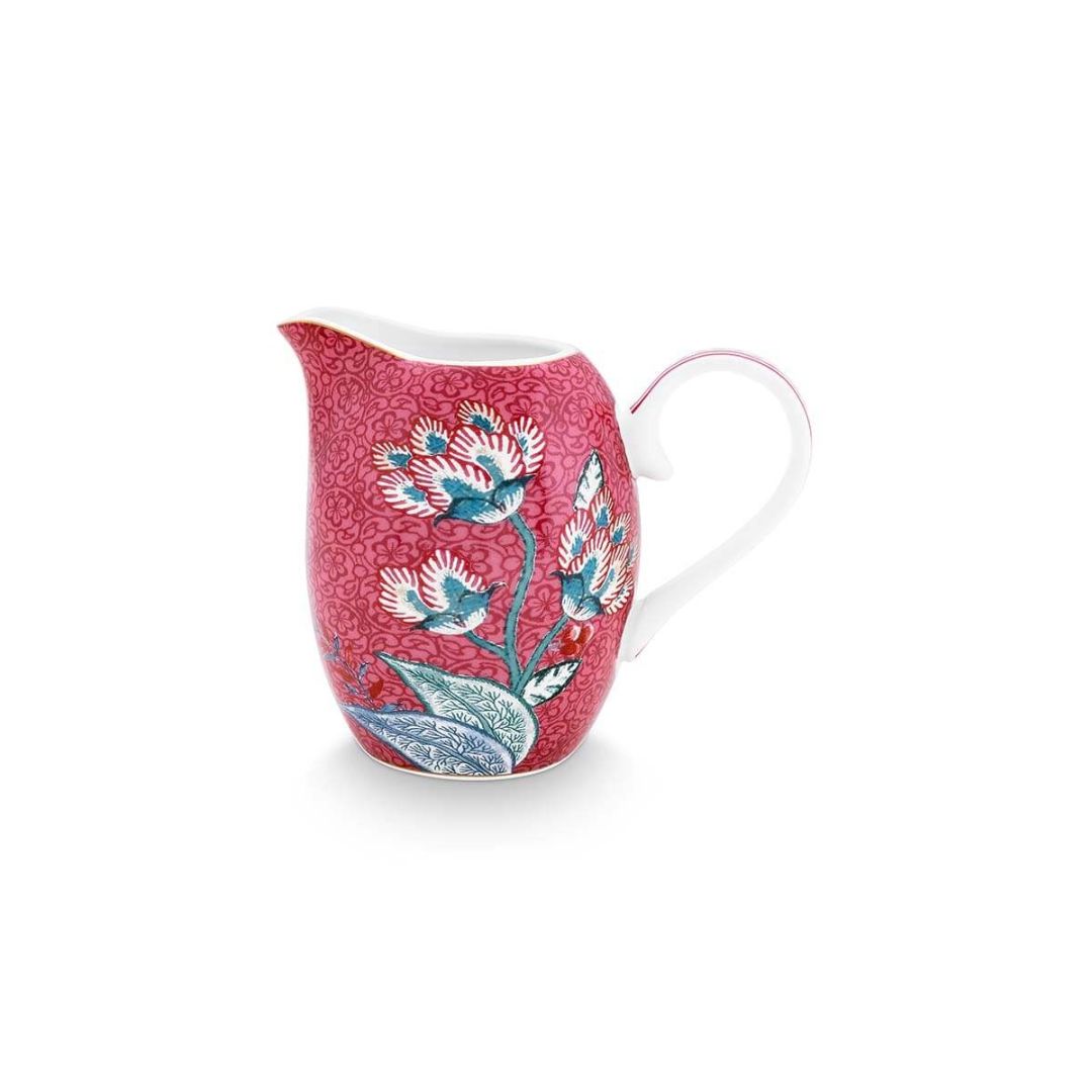 PIP STUDIO SMALL JUG FLOWER FESTIVAL DARK PINK