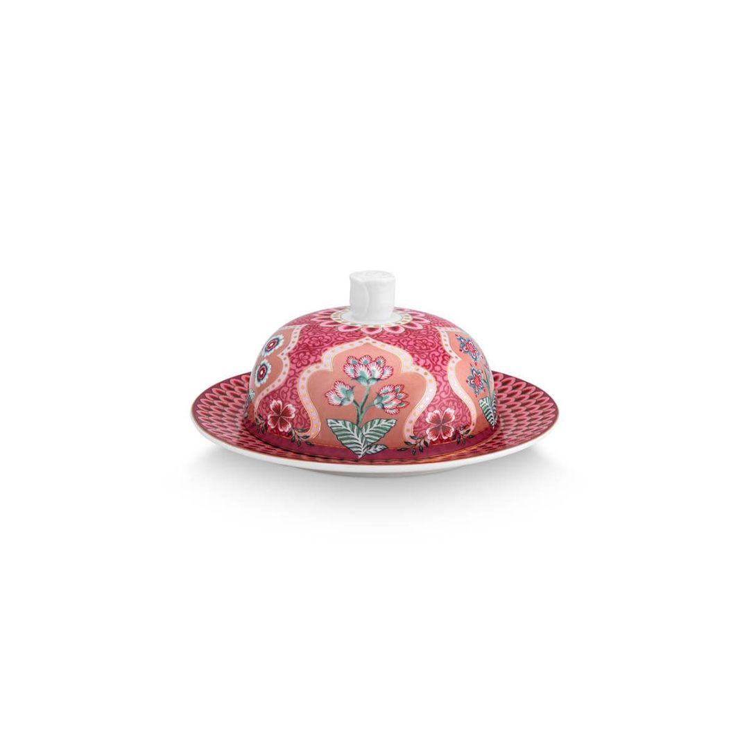 PIP STUDIO BUTTER DISH FLOWER FESTIVAL SCALLOP DECO
