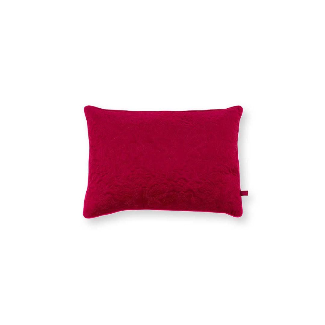 PIP STUDIO CUSHION FLOWER FESTIVAL SCALLOP DECO DARK PINK