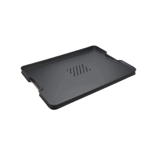 JOSEPH JOSEPH CUT & CARVE™ PLUS MULTI FUNCTION CHOPPING BOARD | BLACK