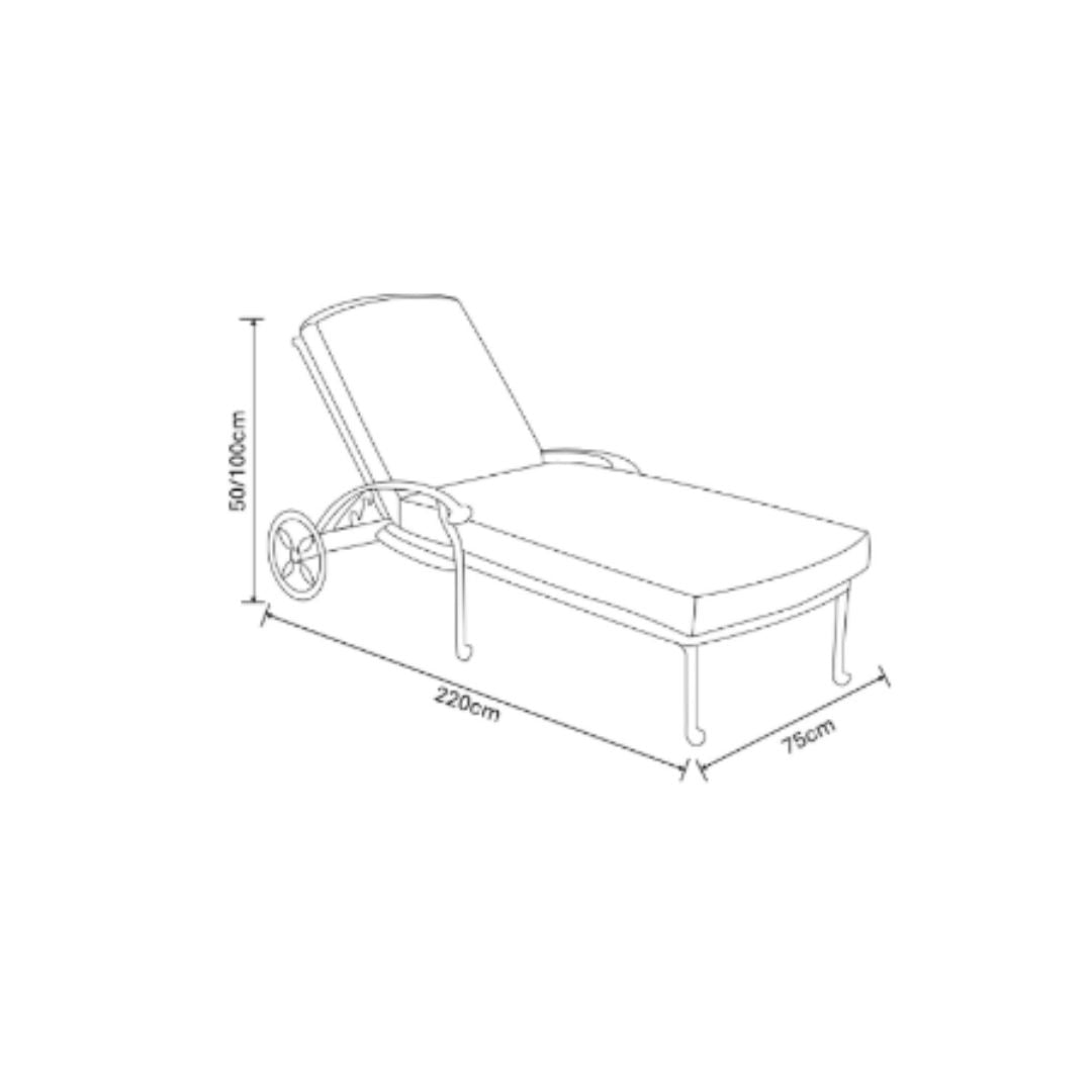 HARTMAN AMALFI LOUNGER