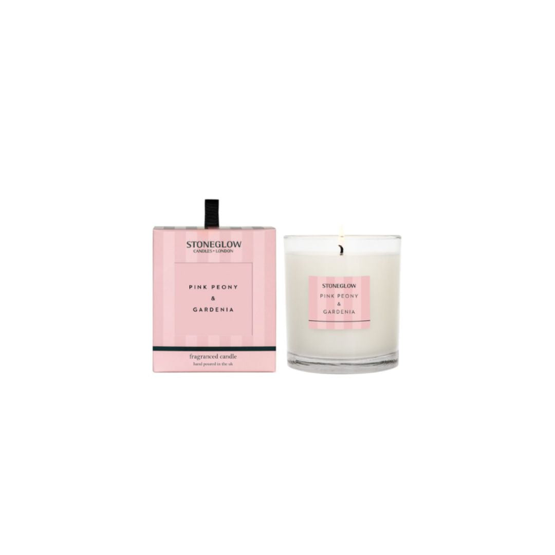 STONEGLOW MODERN CLASSIC CANDLE | PINK PEONY & GARDENIA