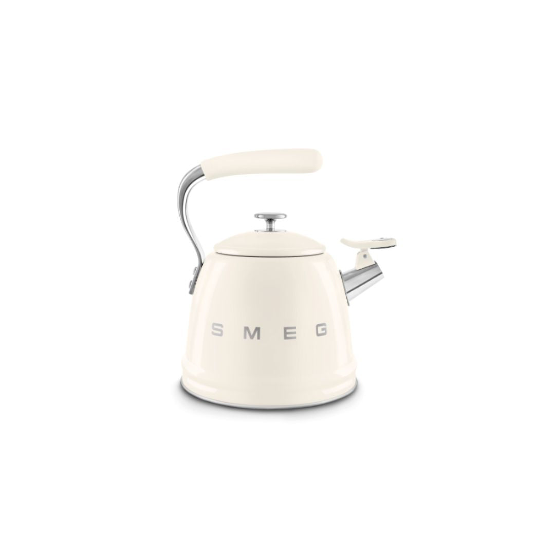 Smeg Cream Whistling Kettle | WKF01CR