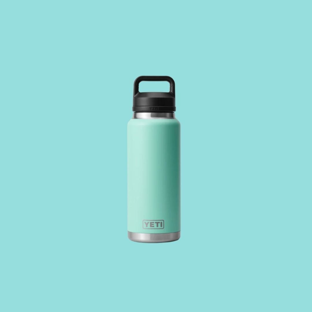 Yeti Rambler 36oz Bottle with Chug Cup | Seafoam