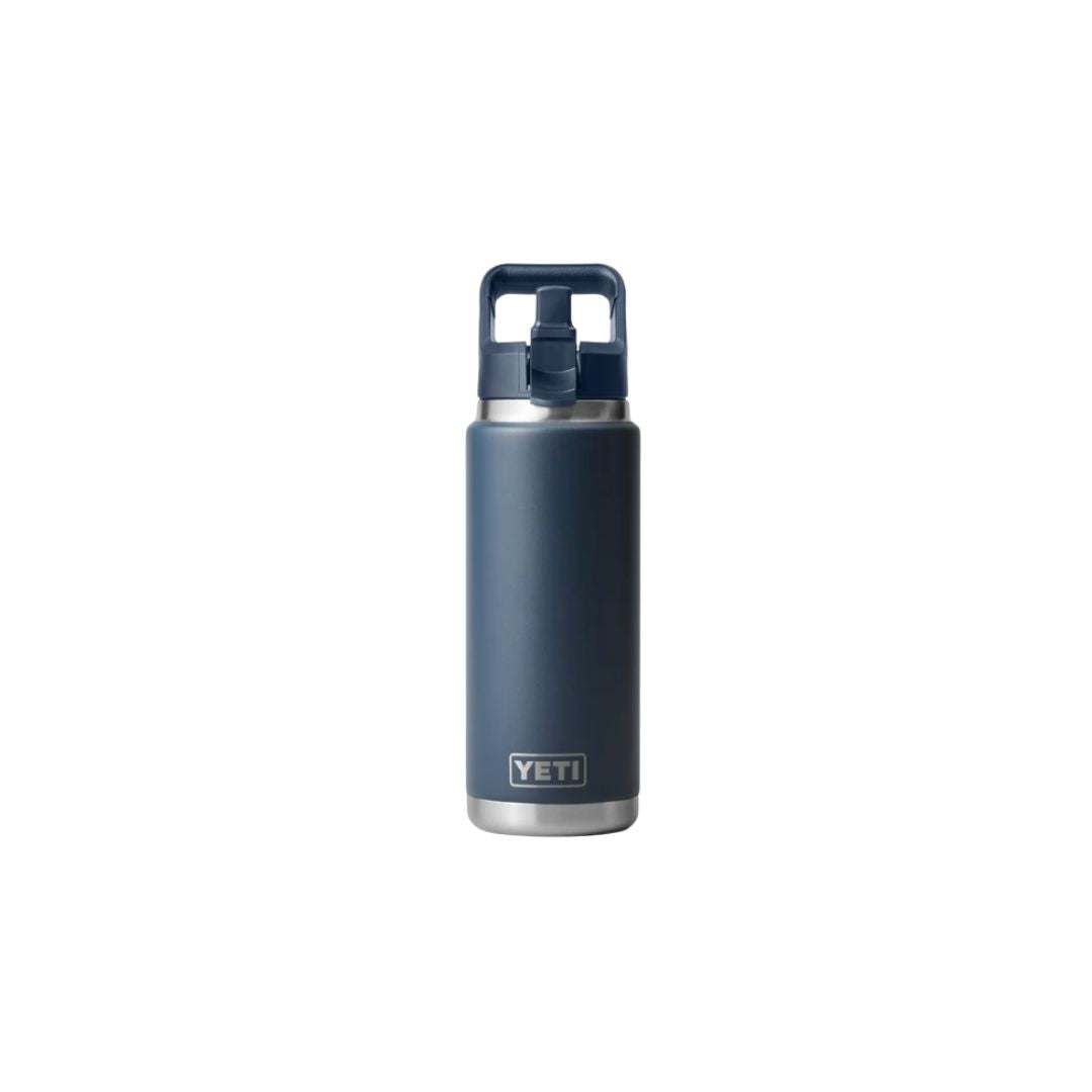 Yeti Rambler 26oz Bottle with Colour-Matched Straw Cap | Navy