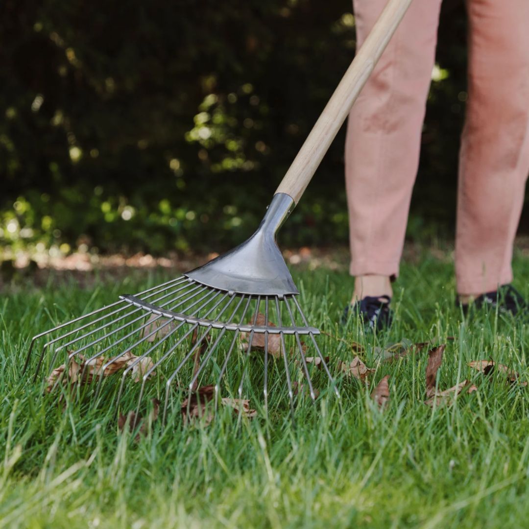 Kent & Stowe Garden Life Stainless Steel Lawn & Leaf Rake