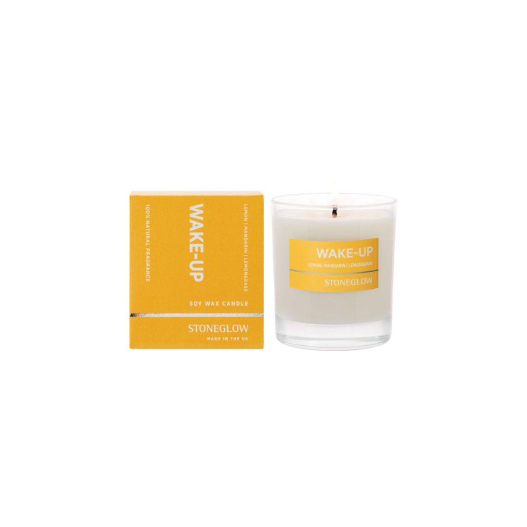 STONEGLOW WELLBEING CANDLE | WAKE UP