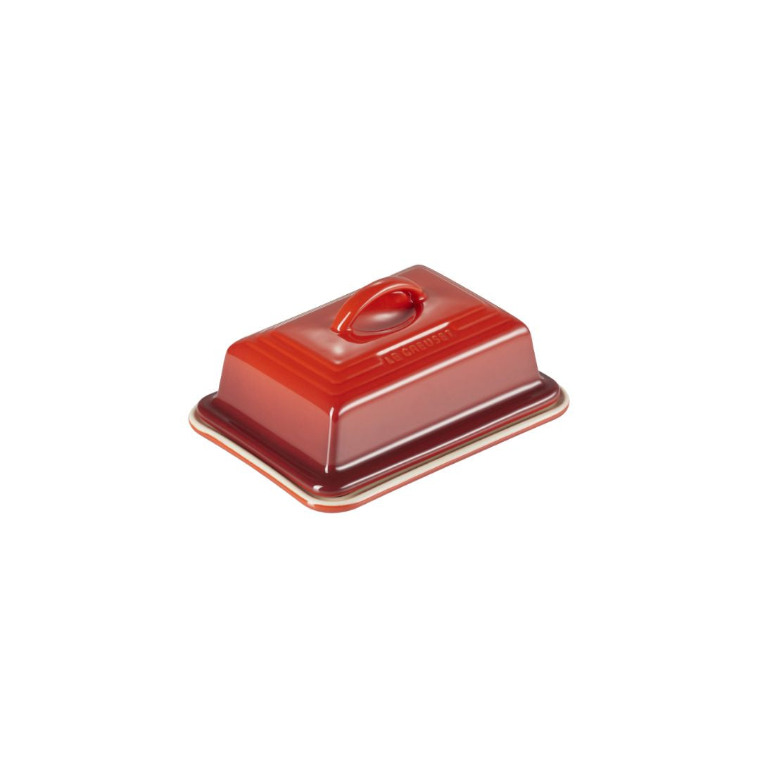 Le Creuset Stoneware Butter Dish | Cerise