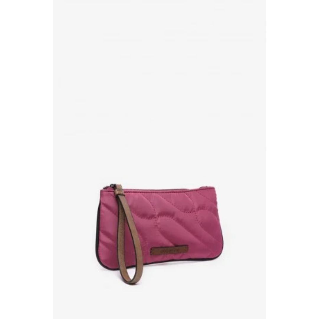 ABBACINO FUCHSIA TOILETRY BAG IN RECYCLED AND PADDED MATERIALS