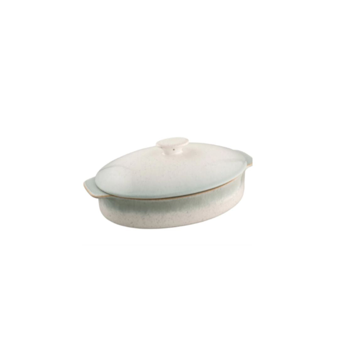 BELLECK TIVOLI OVAL BAKER WITH LID