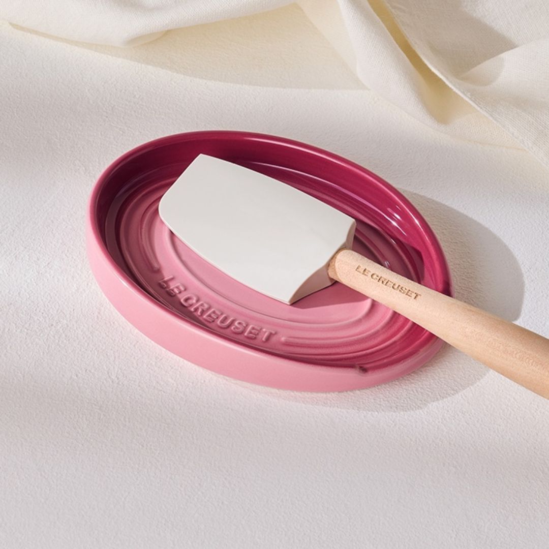 Le Creuset Stoneware Oval Spoon | Rose Quartz