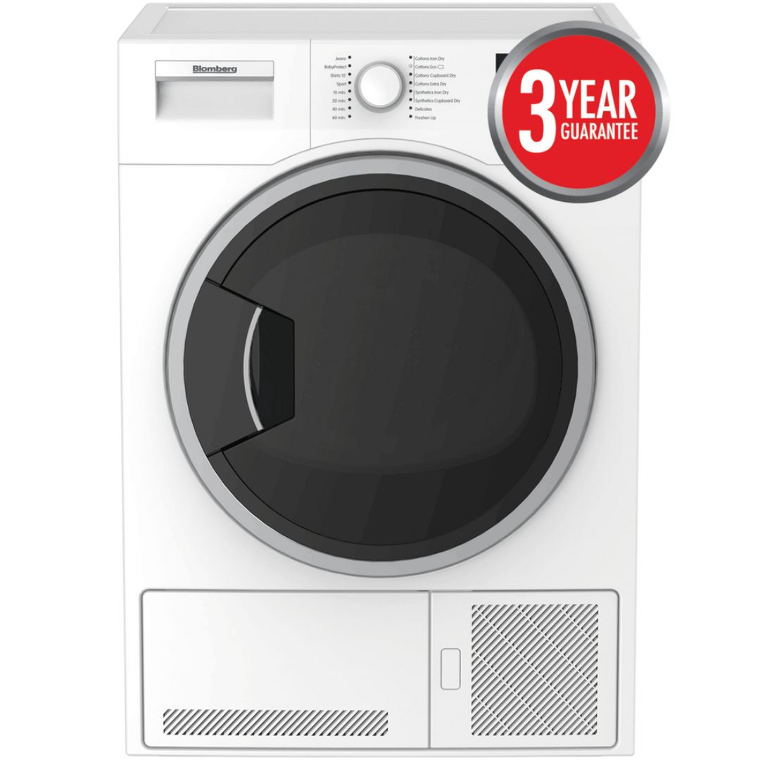 BLOMBERG LTK28021W 8KG CONDENSER DRYER WHITE 3 YEAR WARRANTY 7182482480 WEEE