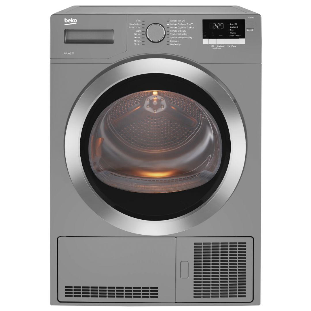 BEKO DCY9316G 9KG CONDENSER DRYER GRAPHITE 9KG SENSOR DRY B ENERGY WEEE 4.07