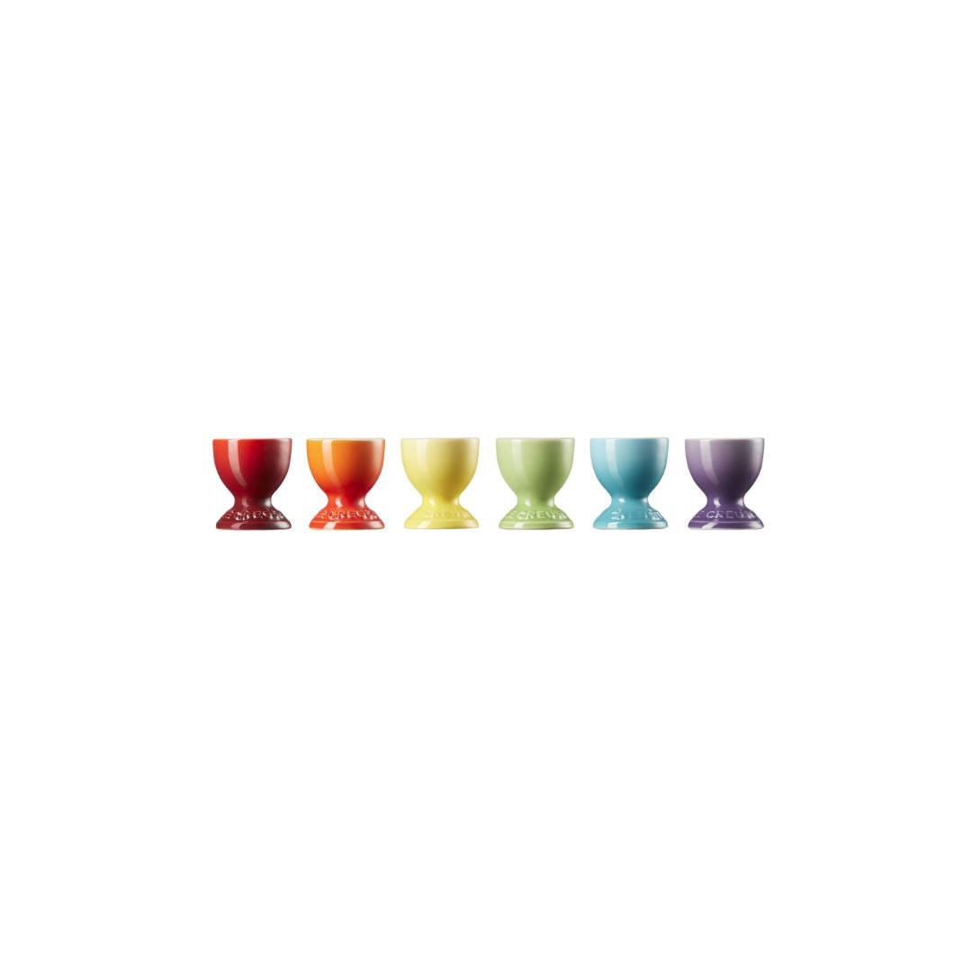 LE CREUSET RAINBOW SET EGG CUPS SET OF 6