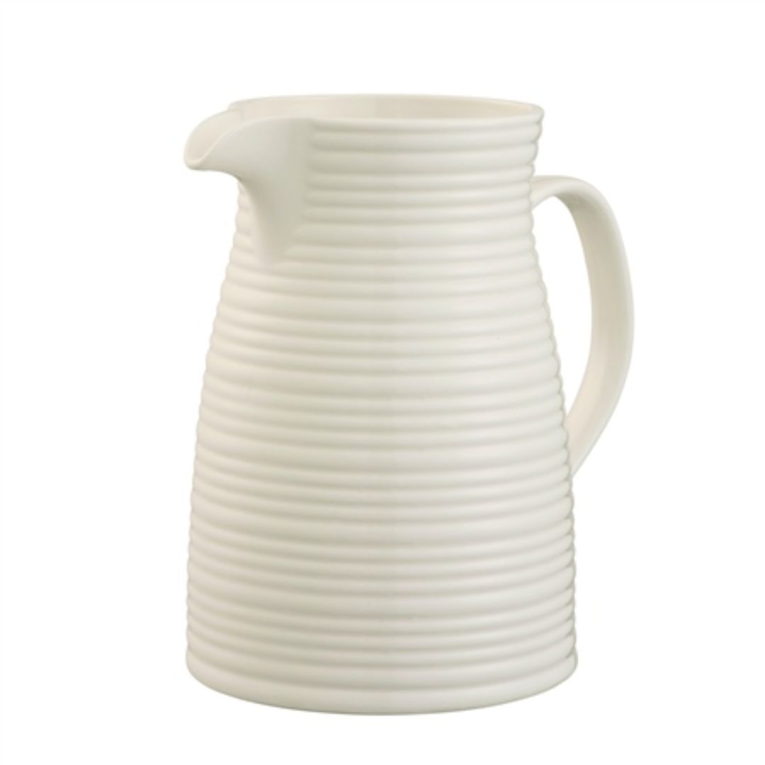 BELLEEK LIVING RIPPLE JUG