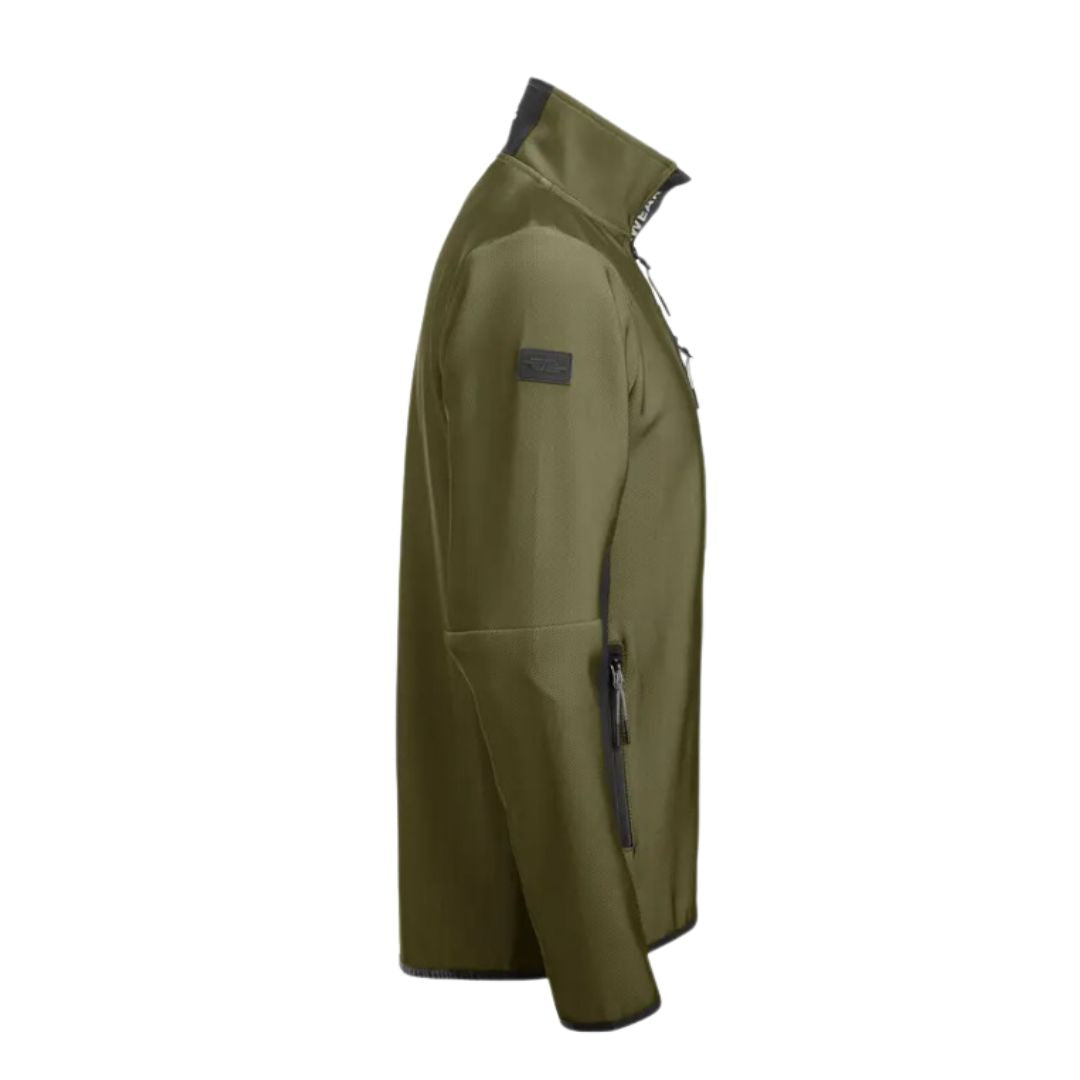 SNICKERS FULL ZIP MIDLAYER JACKET | Khaki Green\Black