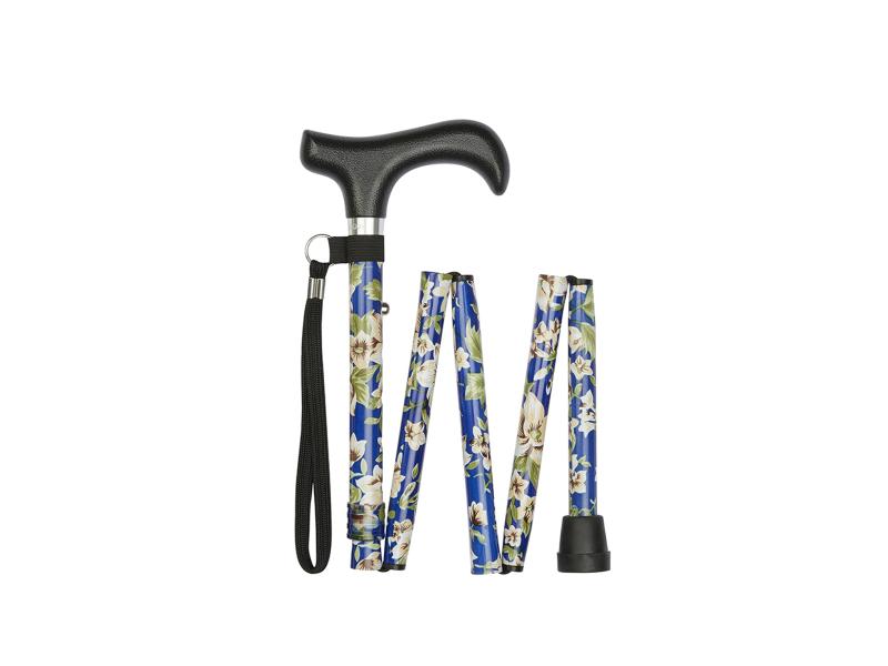 WALKING STICK FOLDABLE HANDBAG | BLUE MORRIS