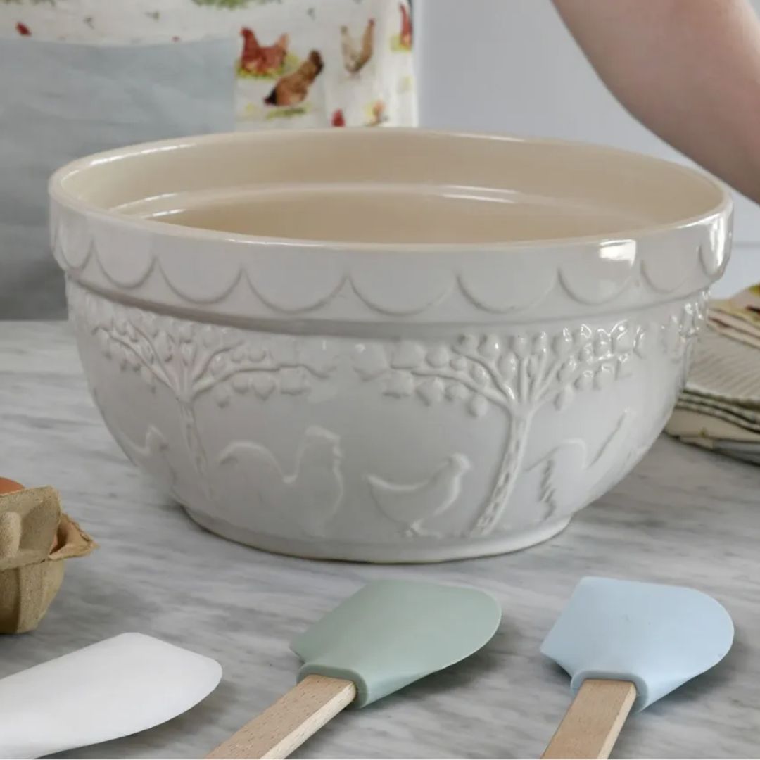 THE PANTRY SMALL WHITE CERAMIC BOWL