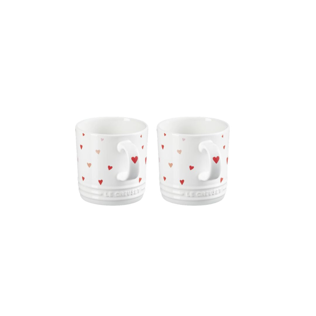 Le Creuset Stoneware Set of 2 Hearts Mugs