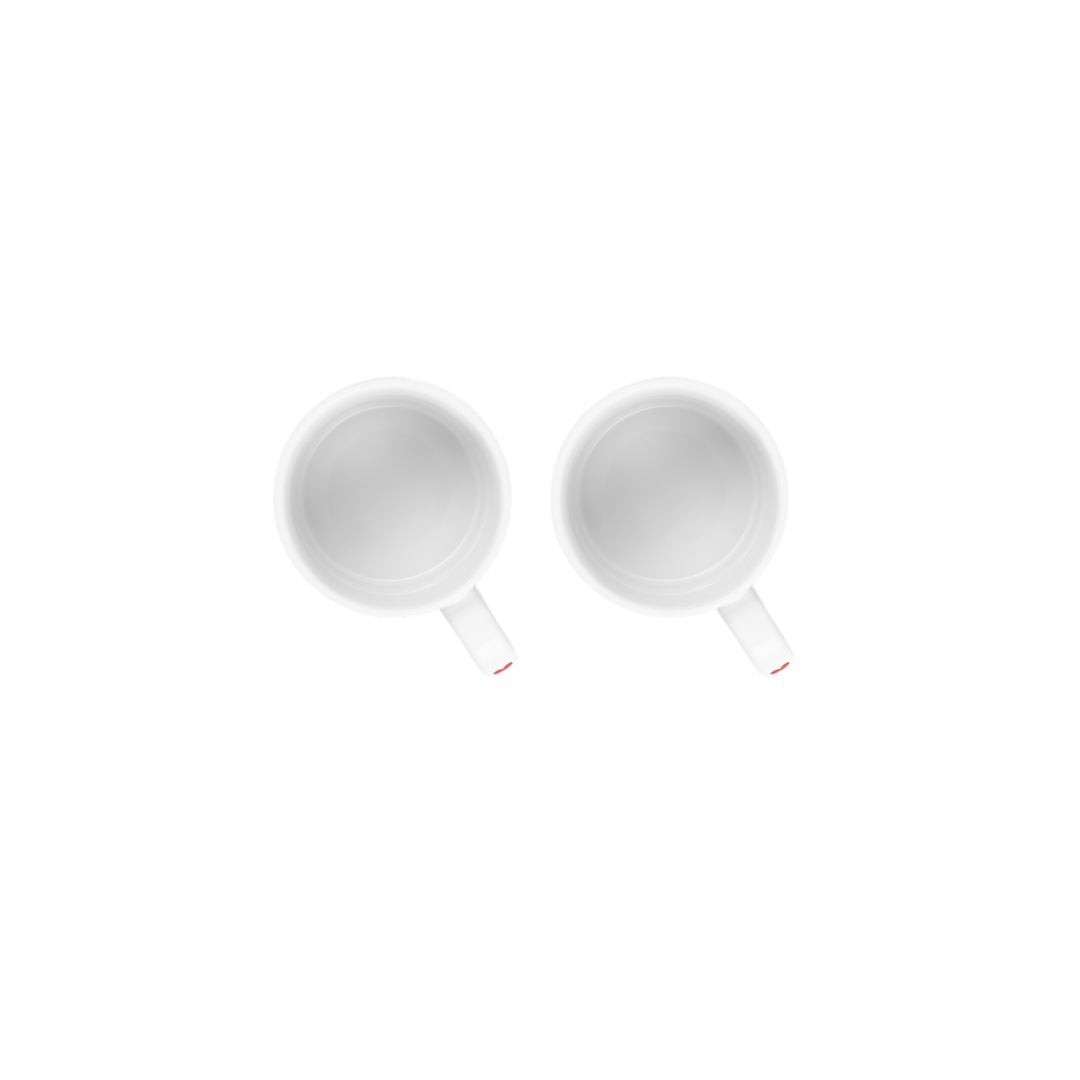 Le Creuset Stoneware Set of 2 Hearts Mugs
